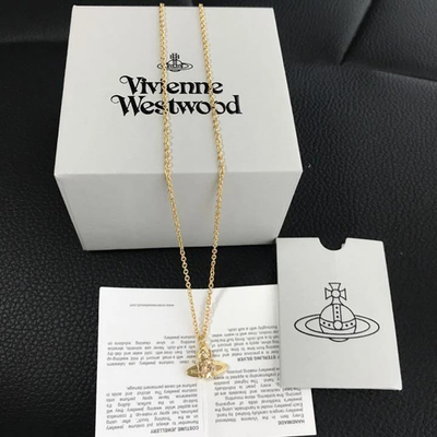 Vivienne Westwood Reina Necklace Orb Gold Total length 40cm Box included