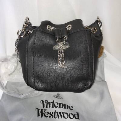 seed description 2colors Vivienne Westwood Shoulder Bag Leather Orb Logo