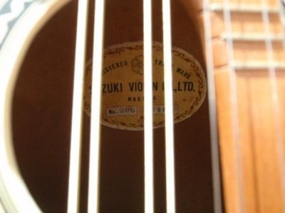 Suzuki Mandolin No.206 8-String Vintage 1964 Made in Japan Bowl Back