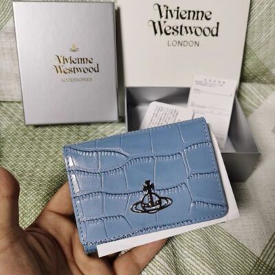 see description chose 2colors Vivienne Westwood Wallet Purse Tri-fold C489520