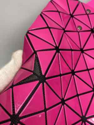 BAO BAO ISSEY MIYAKE Mini tote bag PVC Pink Tote Bag Logo Lucent  JPN Women