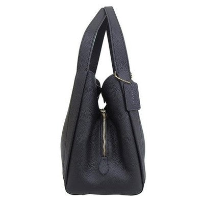COACH 78800 Hadley Leather 2-way Shoulder Mini Tote Bag Black Women's New