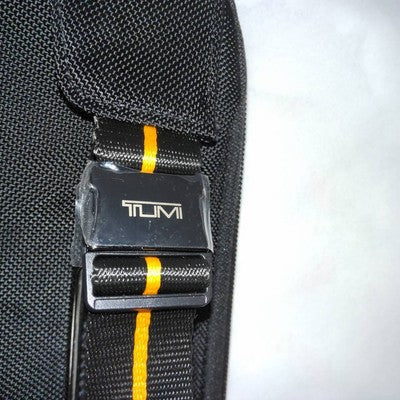 Tumi Mclaren Brox Shoulder Bag Sling Body Bag Black Orange