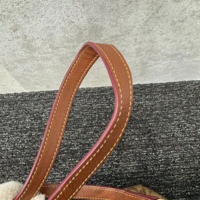 COACH Signature Canvas Brown Shoulder bags Zip bag Leather Crossbody Strap