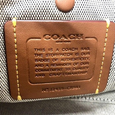 COACH CR981 Juliet Shoulder Bag handbag crossbody glove tan leather black