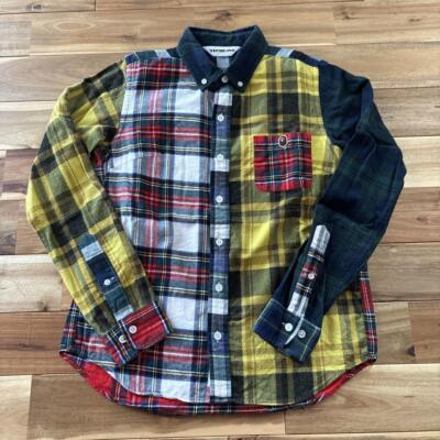 XS BAPE A BATHING APE A Long Sleeve Multi-colored flannel shirt Multicolor