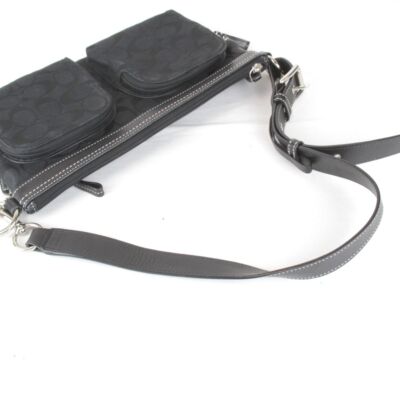 Coach Waist Bag Canvas Crossbody Purse Leather Zip bag Shoulder bags