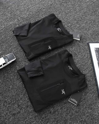 check description size M-2XL ARC'TERYX warm fleece long sleeve base layer shirt