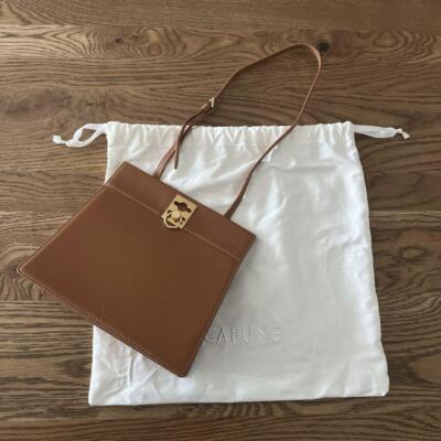 [CAFUNE] STANCE CLASP Shoulder bag for women, brown, for everyday use