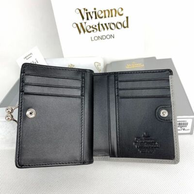 chose 2colors Vivienne Westwood Bi-fold Wallet Bi-fold Wallet 43VV631Gray Black