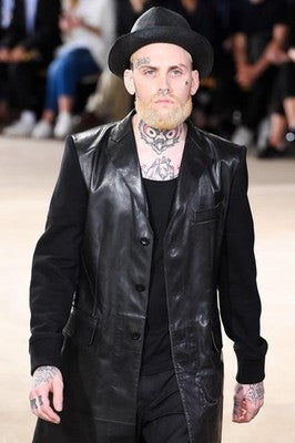 JUNYA WATANABE COMME des GARCONS leather coat Black Size XS Cowhide