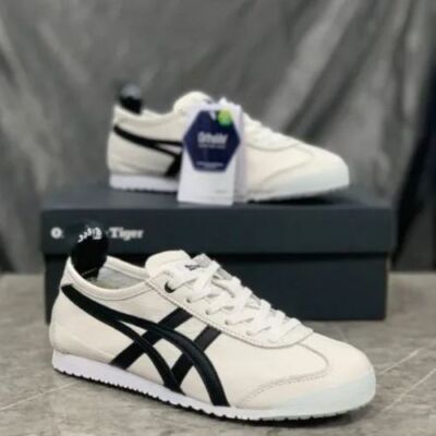Check Description Sizes 23-28cm Onitsuka Tiger Sneakers MEXICO 66 White Black
