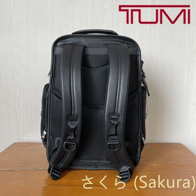 TUMI Alpha 3 Carbon Leather Backpack outletdp
