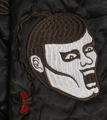 【M or L】PUNK DRUNKERS x Kinnikuman Reversible Skajan Jacket Navy gold Black