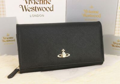 chose 4collors Vivienne Westwood Long Wallet Bi-fold Wallet 64VV406
