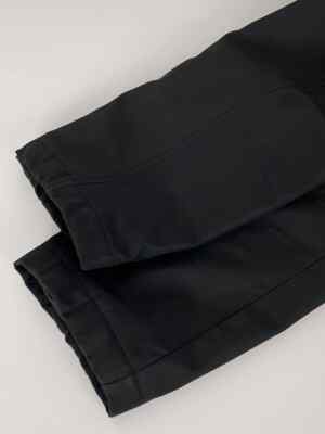 Size-XL TUMI T-TECK Full Zip Jacket Men's Black Polyester Long Length Coat