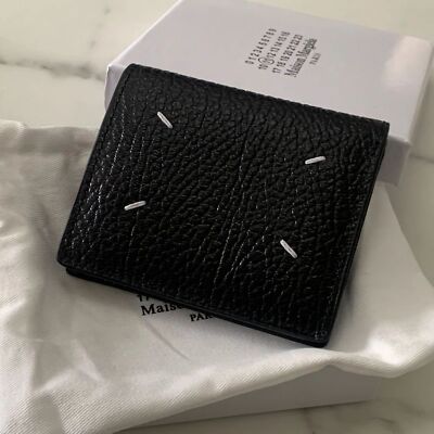 Margiela Maison Margiela Bi-fold Wallet compact wallet Accessories Outlet Black