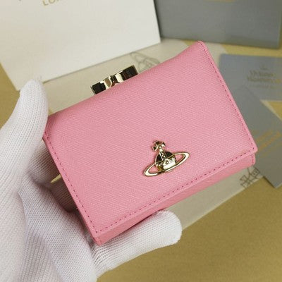 check description 5colors Vivienne Westwood Leather Multi-Card Pocket Wallet NEW
