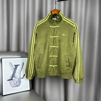 see description Adidas China limited genuine snake year track jacket UnisexGREEN