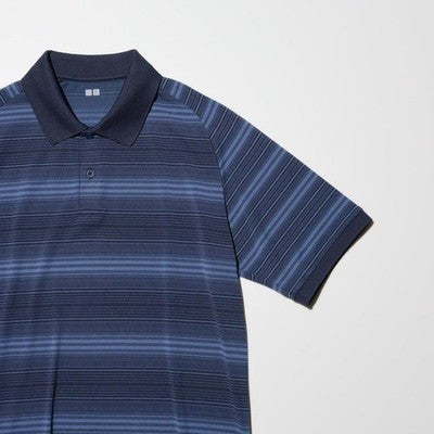 see description size Uniqlo Men's Dry EX polo shirt Adam Scott model