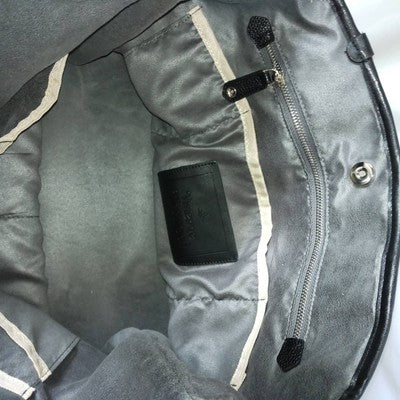 Vivienne Westwood Hamilton Tote Bag Orb Logo Leather Grain Black Outlet Products
