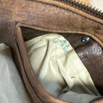 used size 40 AVIREX  Type G-2 Men's Flight jacket 80's rider's jacket brown
