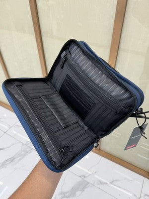 see description 2colors TUMI Clutch Bag Blue 22104DHr Bag Black Blue outlet cp