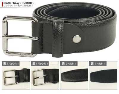 TUMI Leather Belt 2023 Fall/Winter Casual Business Gift Black BELT TU0080