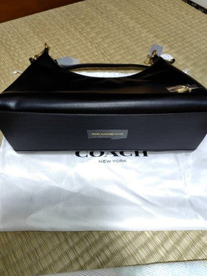 COACH CR981 Juliet Shoulder Bag handbag crossbody glove tan leather black