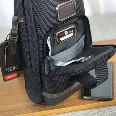tumi Deluxe Brief Pack Shoulder Bag Business Nylon Black 2223402