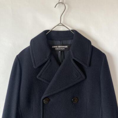 [Good Condition] JUNYA WATANABE COMME des GARCONS P Coat  AD2010 Navy Size S