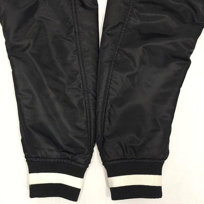 AVIREX Nylon Stadium Jacket Stars and Stripes Black sizeL American Casual