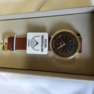 SEIKO Metronome Watch Standard Line SMW001A quartz Water resistant Brown