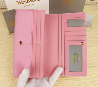 chose 4collors Vivienne Westwood Long Wallet Bi-fold Wallet 64VV406