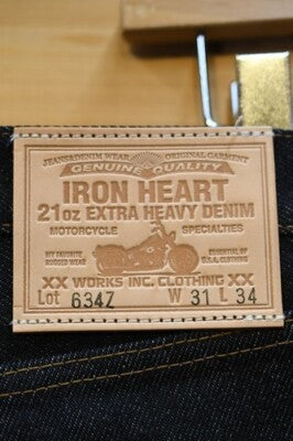 see description Iron Heart Jeans IRON HEART 634Z 21oz Regular Denim Straight