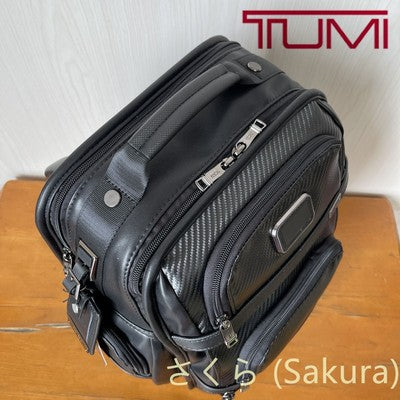 TUMI Alpha 3 Carbon Leather Backpack outletdp