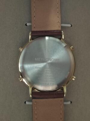 SEIKO Metronome Watch Standard Line (Dark Brown) Classic Band Type SMW001AP