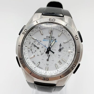 Casio WVQ-M410-7AJF Wave Ceptor Quartz Men's Watch White Dial Analog Japan