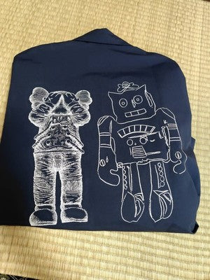 NEW  UNIQLO KAWS & WARHOL COLLECTION Coach Jacket Black Navy XS- XL JAPAN