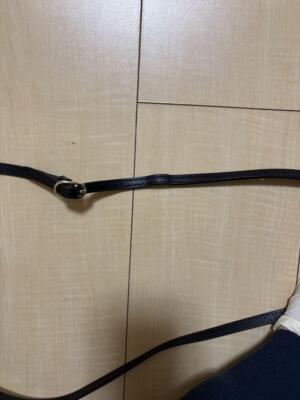 CAFUNE Trunk BoxMini bag for 　women　BlackLeather　With strap