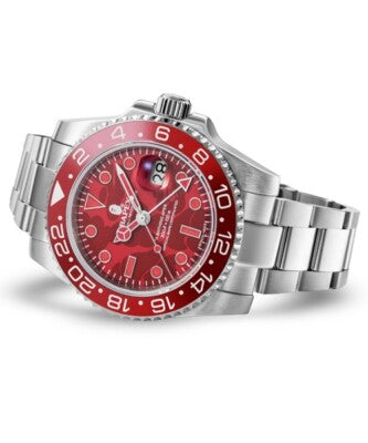see decription A BATHING APE wristwatch TYPE 2 BAPEX COLOR CAMO Black Red B