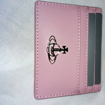Vivienne Westwood Card Case 933VW168 Wallet Embossed Card Holder PINK