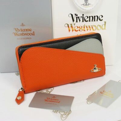 see description 3colors Vivienne Westwood Wallet Long Wallet 55VV357