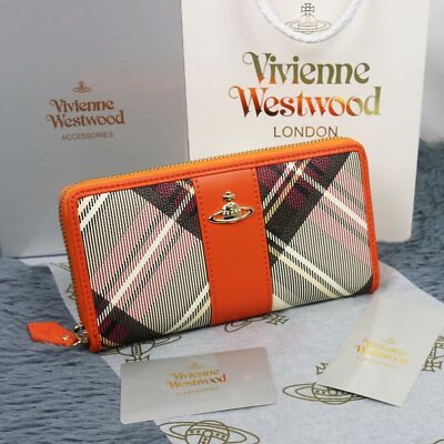 see description 4colors Vivienne Westwood Long Wallet 55VV356
