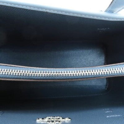 COACH Mollie Tote 25 Shoulder Bag Signature Chambray Light Blue CH228 Outlet New