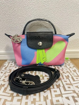 Longchamp S size Tote Bag Hand bag  Shoulder bag Vitamin Color Leather