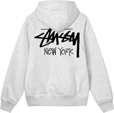 check description size S-XL Stussy Sweatshirt Hoodie Logo New York Print Hoodie