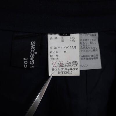 Trico Comme Des Garcons Tricot Nylon/Polyester Knit Skirt Short Dark navy
