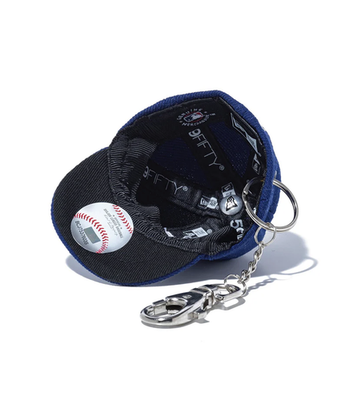Los Angeles Dodgers Team Color Cap Keychain accessories Blue Polyester Cotton