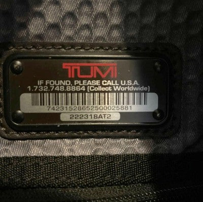 tumi Mont Blanc Sling Bag One-Shoulder Body Bag 2WAY size magnetic strap Black